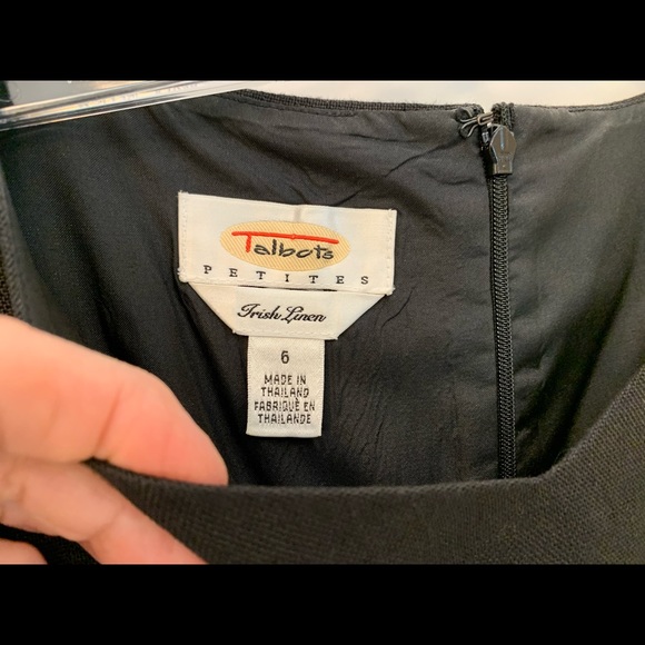 Talbots linen sheath dress, 6 petite - Picture 5 of 5